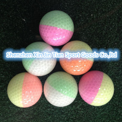 Two color golf ball