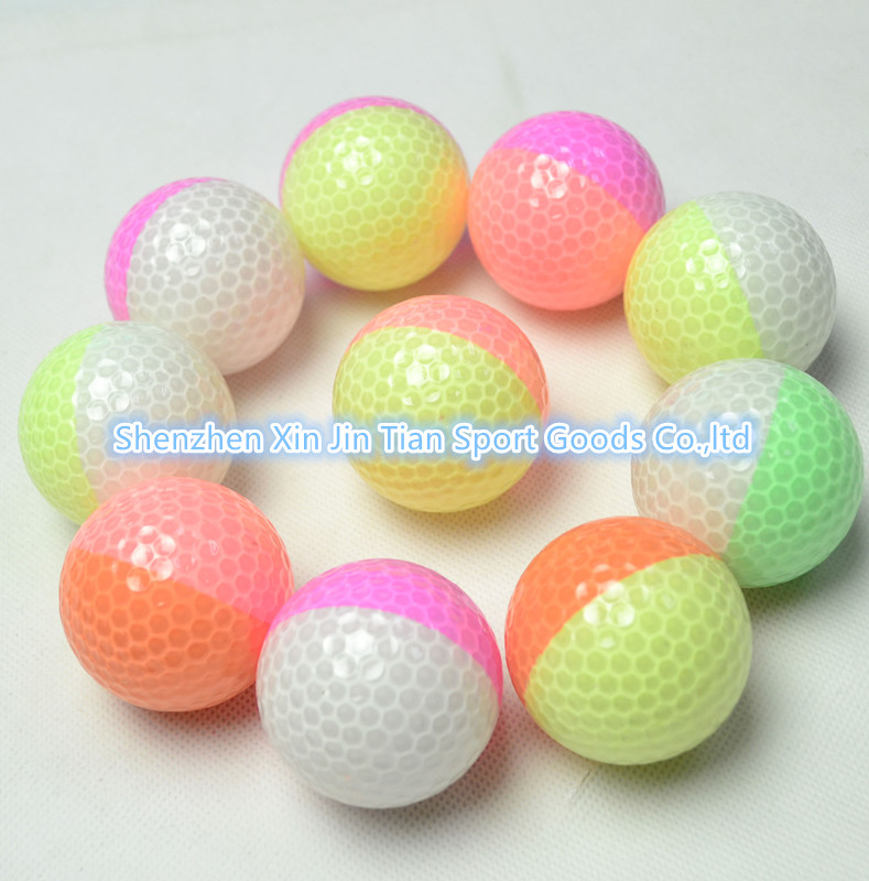 Two color golf ball