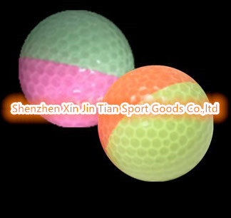 Two color golf ball