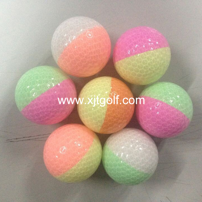 Two color golf ball