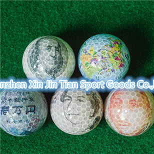 Golf Coin Transparent Ball