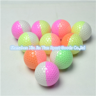 Two color golf ball