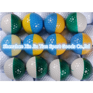 Two color golf ball